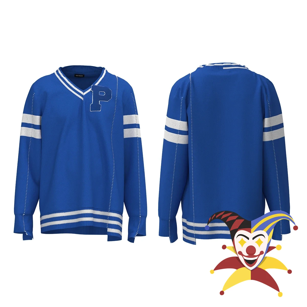 Мужской/женский свитер с V-образным вырезом
Мужской/женский свитер с V-образным вырезом