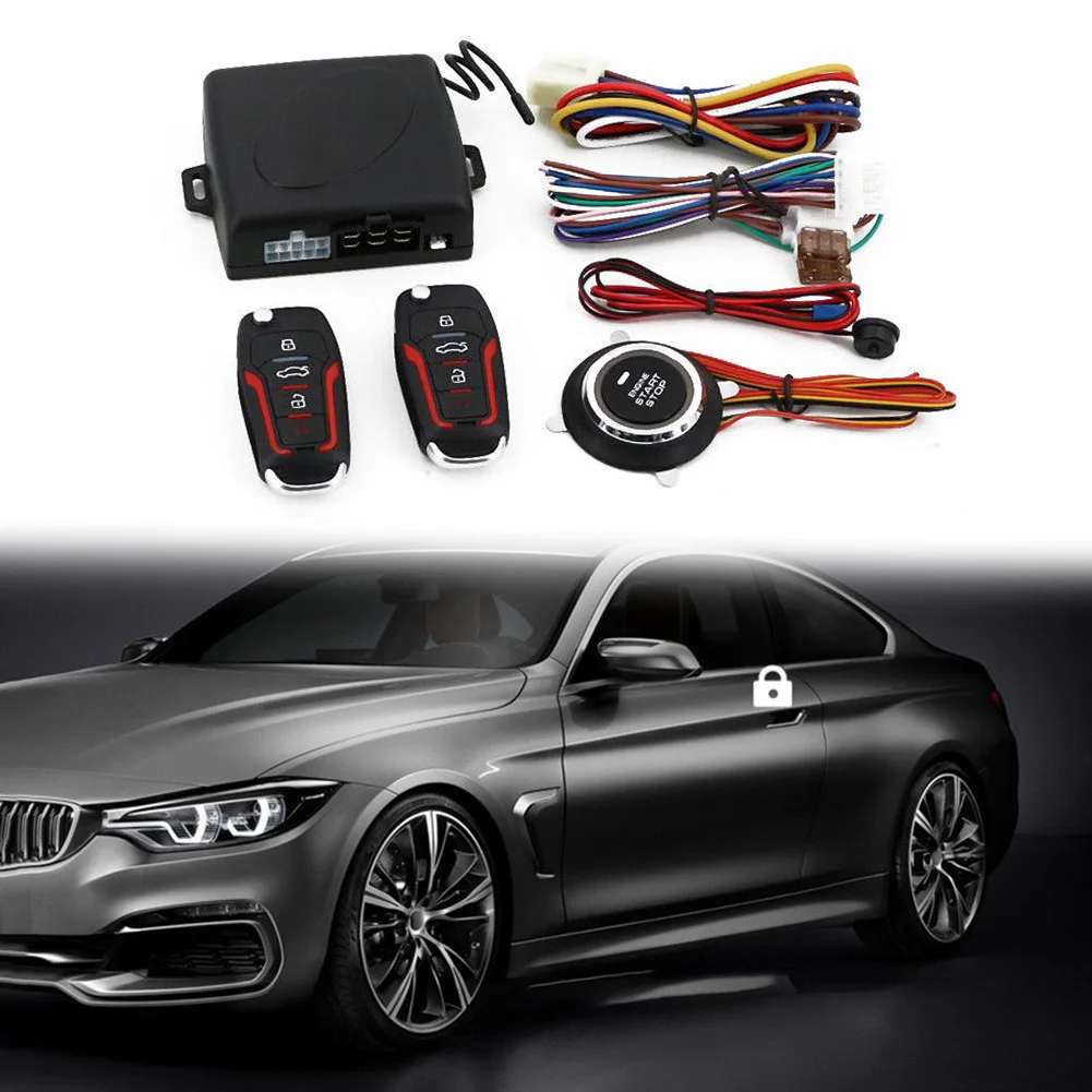 Car Alarm Remote Control PKE Car Keyless Lock Entry Engine Start Alarm System Push Button Remote Starter Stop Auto
Car Alarm Remote Control PKE Car Keyless Lock Entry Engine Start Alarm System Push Button Remote Starter Stop Auto