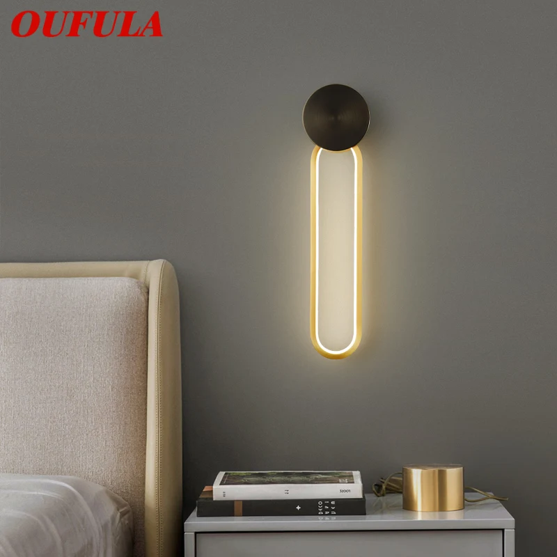 OUFULA Modern Black Brass Wall Lamp LED 3 Colors Copper Beside Lighting Simple Creative Decor for Home Living Room
OUFULA Modern Black Brass Wall Lamp LED 3 Colors Copper Beside Lighting Simple Creative Decor for Home Living Room