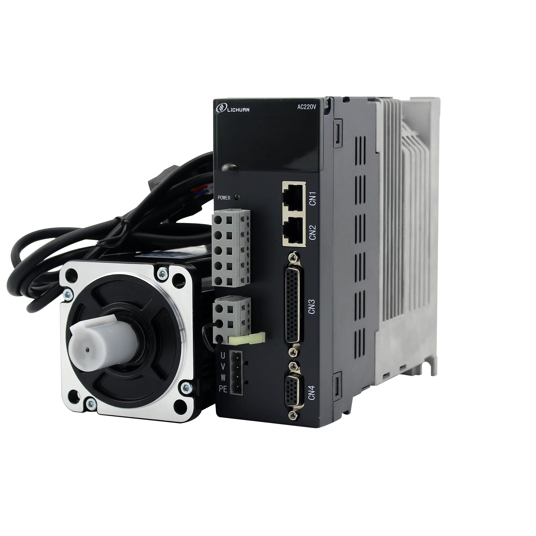 Lichuan 80st-M02430 750w servo motor flange 80 2.39Nm with drive servo motor ac 220v servo kit 0.75kw for CNC milling machine
Lichuan 80st-M02430 750w servo motor flange 80 2.39Nm with drive servo motor ac 220v servo kit 0.75kw for CNC milling machine