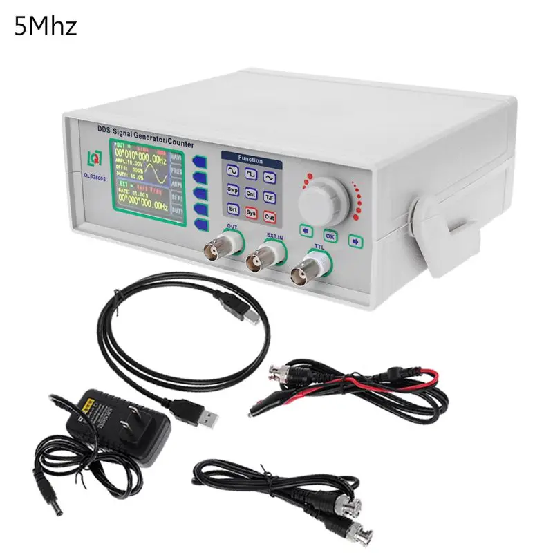 QLS2800 DDS Signal Generator High Resolution DDS Signal Counter Frequency Meter FPGA Design Large LCD Display Compact
QLS2800 DDS Signal Generator High Resolution DDS Signal Counter Frequency Meter FPGA Design Large LCD Display Compact