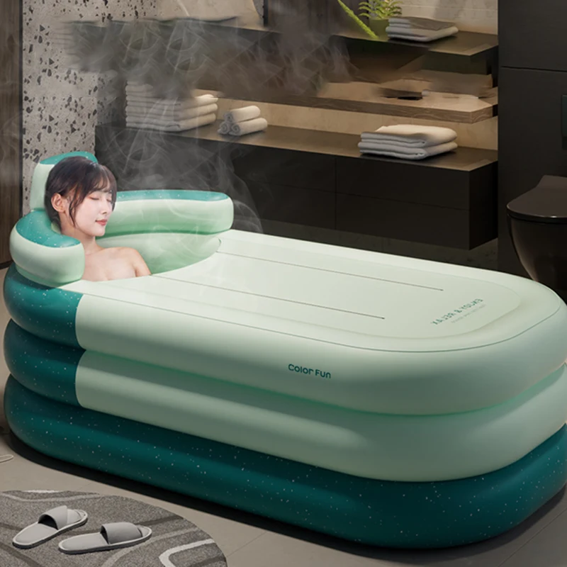 

Гидромассажная надувная Ванна небольшая ванна большая семейная бассейн вся семья мебель для ванной плавательный путешествия DX50YT