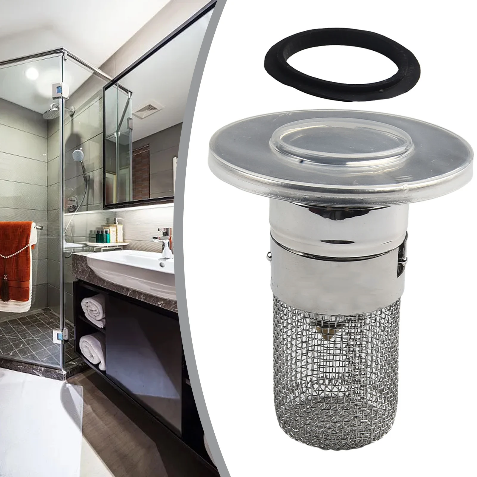 Multifunctional Floor Drain Filter Pop-Up Bounce Core Basin Drain Stopper Hair Catcher Shower Sink Strainer Bathroom Accessories
Multifunctional Floor Drain Filter Pop-Up Bounce Core Basin Drain Stopper Hair Catcher Shower Sink Strainer Bathroom Accessories