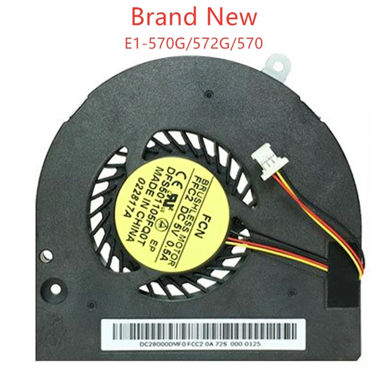 New Computer Fans For Acer Aspire E1-532 E1-532P E1-570 E1-572 E1-572G Laptop CPU Cooling Fan Notebook PC Cooler Radiator 3pin
New Computer Fans For Acer Aspire E1-532 E1-532P E1-570 E1-572 E1-572G Laptop CPU Cooling Fan Notebook PC Cooler Radiator 3pin