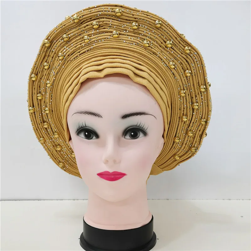High Quality African Nigeria Gele Elegant Helmet With Stones Headband Turban Head Scarf Head-Hat Auto Gele Brand New Hats 7L1182
High Quality African Nigeria Gele Elegant Helmet With Stones Headband Turban Head Scarf Head-Hat Auto Gele Brand New Hats 7L1182