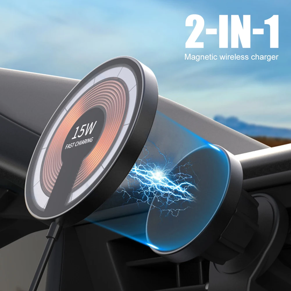 Magnetic Wireless Car Charger 15W Fast Charging Magnetic Phone Holder Air Vent Clip Adjustable Car Mount for iPhone13 12 Pro Max
Magnetic Wireless Car Charger 15W Fast Charging Magnetic Phone Holder Air Vent Clip Adjustable Car Mount for iPhone13 12 Pro Max