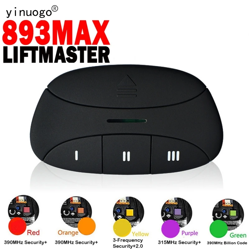 Для LiftMaster 893MAX 971LM 972LM 973LM 81LM 82LM 83LM 371LM 372LM 373LM Пульт дистанционного управления для электрических ворот/гаражных дверей
Для LiftMaster 893MAX 971LM 972LM 973LM 81LM 82LM 83LM 371LM 372LM 373LM Пульт дистанционного управления для электрических ворот/гаражных дверей