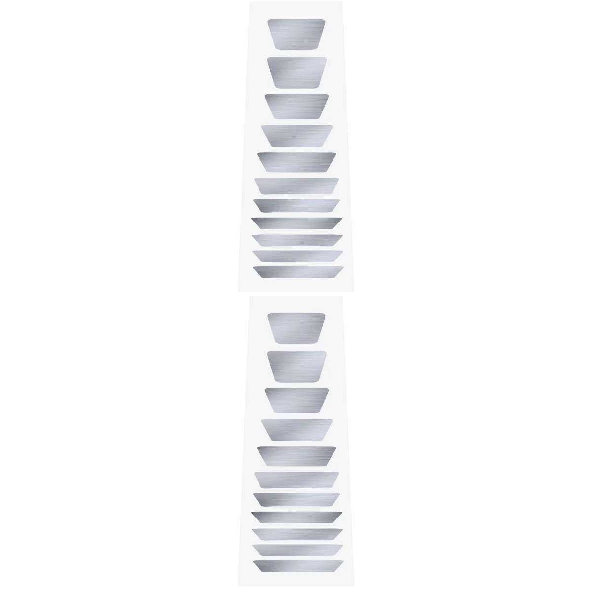 2pcs Guitar Fingerboard Sticker Fretboard Inlay Decals Carved Stickers (Trapezoid Silver Style)
2pcs Guitar Fingerboard Sticker Fretboard Inlay Decals Carved Stickers (Trapezoid Silver Style)