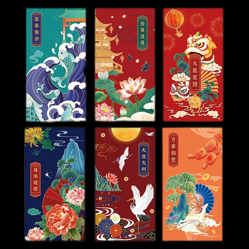 6/12pcs Chinese Lunar New Year Gift Envelope 2023 Rabbit Year Personalized Creative Spring Festival New Year Red Envelope
6/12pcs Chinese Lunar New Year Gift Envelope 2023 Rabbit Year Personalized Creative Spring Festival New Year Red Envelope