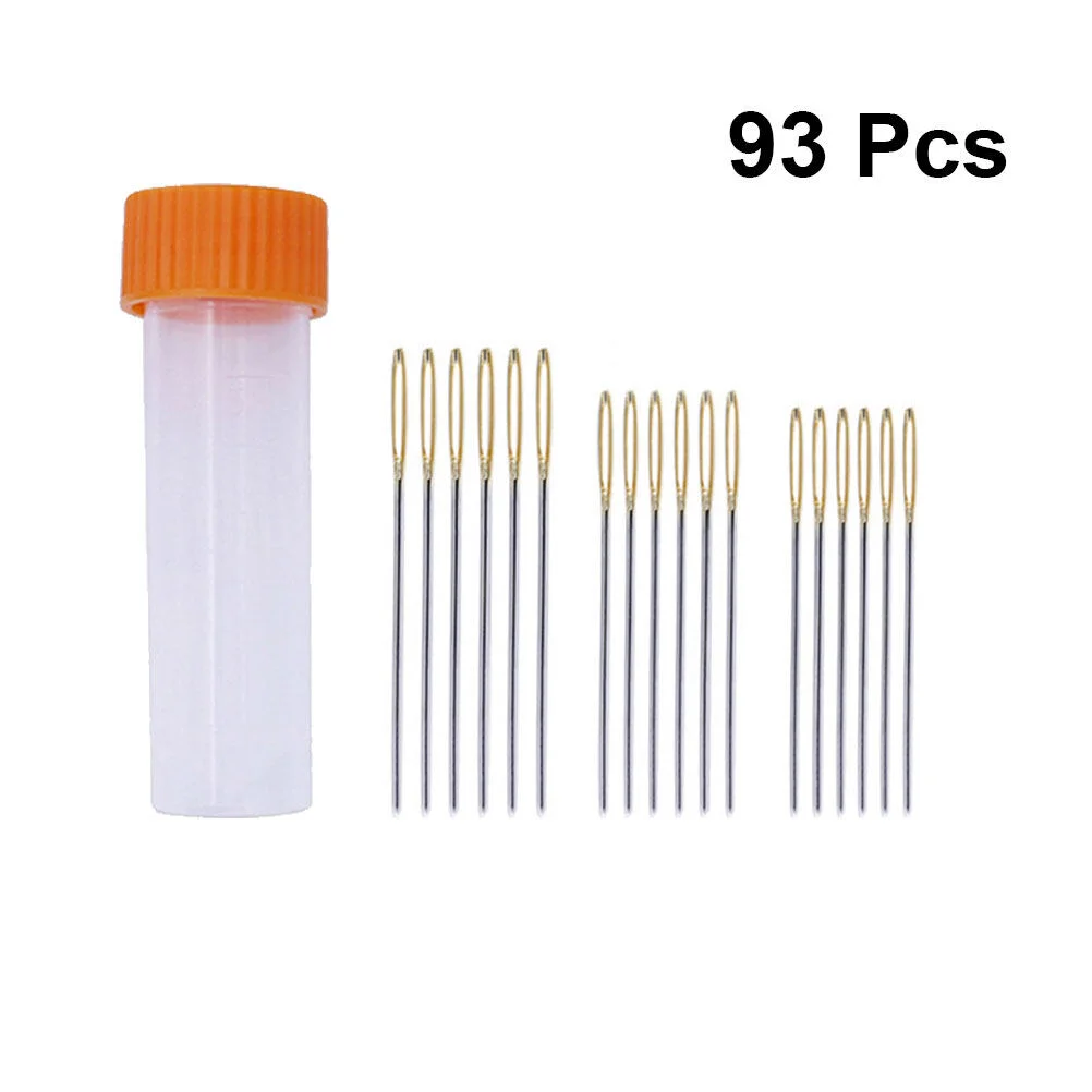 Knitting Setss 90 Large- Eye Blunt Hand Sewing Tapestry Darning Embroidery Knitting Yarn Sewing with Clear Bottle
Knitting Setss 90 Large- Eye Blunt Hand Sewing Tapestry Darning Embroidery Knitting Yarn Sewing with Clear Bottle