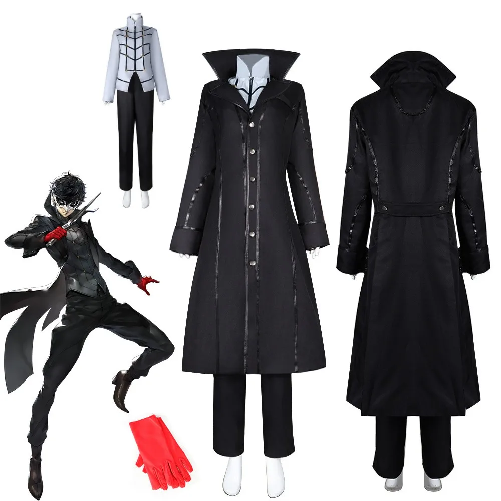 Game Persona P5 Amamiya Ren Cosplay Costume Wig Thief Dress Men Uniform Windbreaker Coat Trousers Gloves Suit Halloween Clothing
Game Persona P5 Amamiya Ren Cosplay Costume Wig Thief Dress Men Uniform Windbreaker Coat Trousers Gloves Suit Halloween Clothing