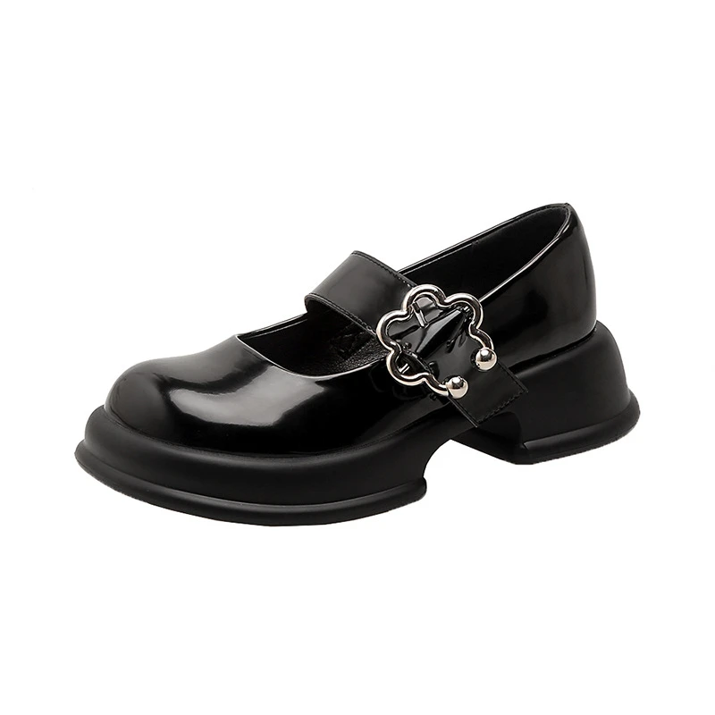 New Genuine Leather Thick Sole Chunky Heels Women Shoes British Style Performance Dance Fashion Breathable Casual 03B
New Genuine Leather Thick Sole Chunky Heels Women Shoes British Style Performance Dance Fashion Breathable Casual 03B