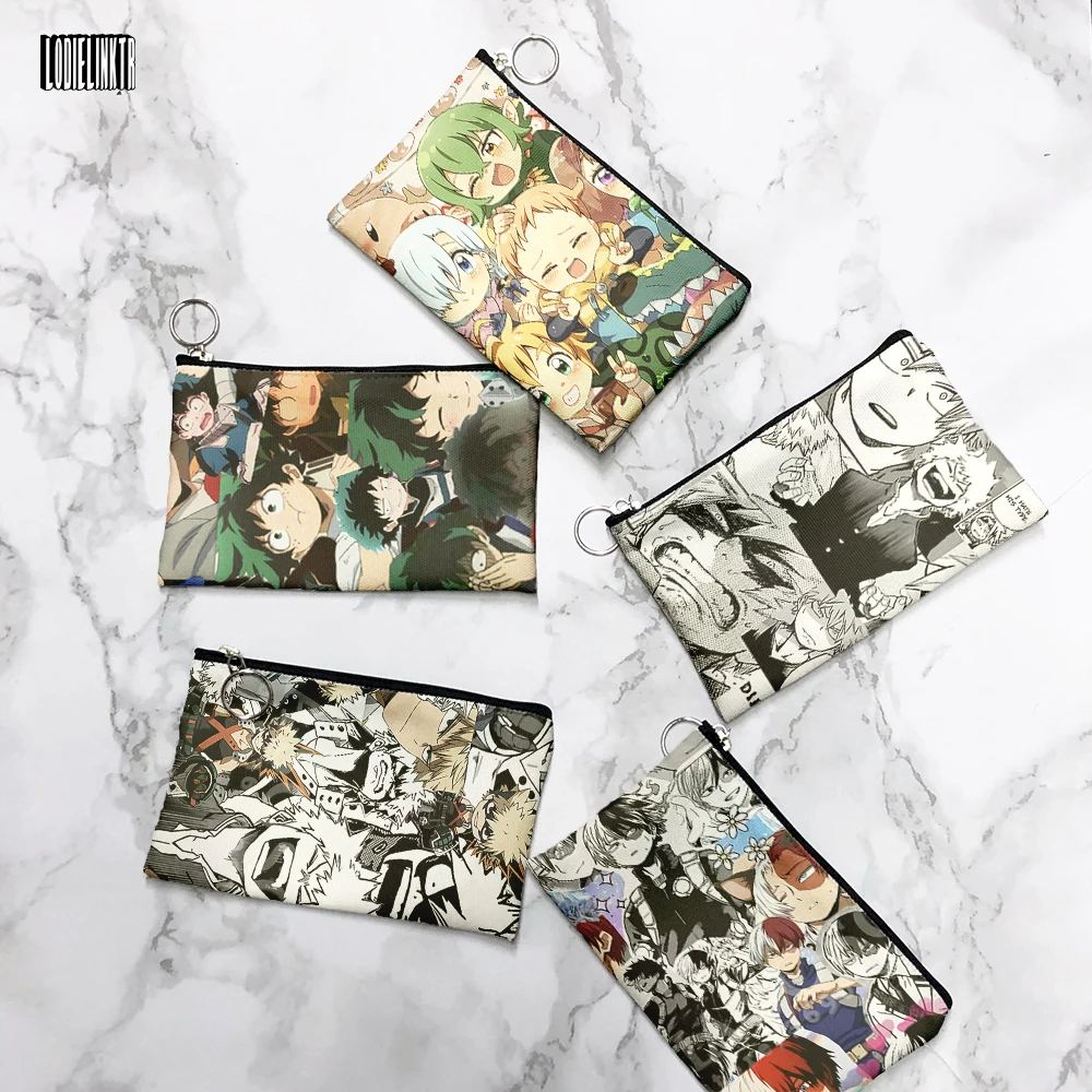 Cartoon Anime Japanese Men's Coin Purse Funny Mini Portable Key Pencil Cosmetics Lipstick Small Storage Bag Canvas Beauty Bag
Cartoon Anime Japanese Men's Coin Purse Funny Mini Portable Key Pencil Cosmetics Lipstick Small Storage Bag Canvas Beauty Bag