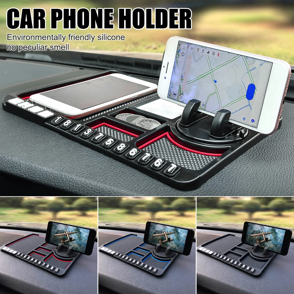 3 In 1 Car Anti-Slip Pad Multi-function Mobile Phone Holder Dashboard Phone Mount Non-Slip Mat Temporary Parking Number Card
3 In 1 Car Anti-Slip Pad Multi-function Mobile Phone Holder Dashboard Phone Mount Non-Slip Mat Temporary Parking Number Card