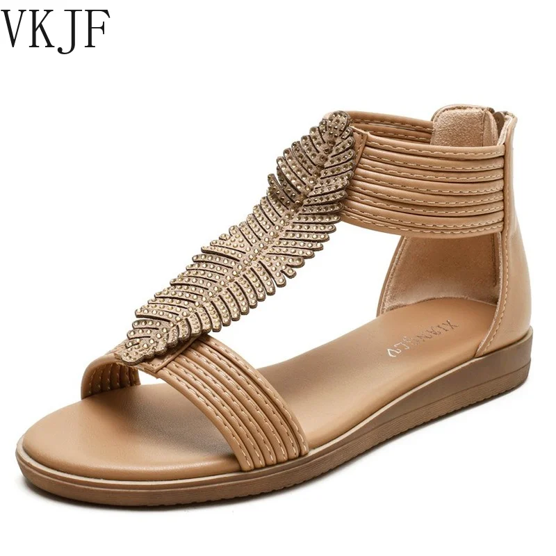 Женские босоножки в римском стиле, сандалии в богемном стиле на плоской подошве, с ремешком на щиколотке, шлепанцы с открытым носком и банто...
Женские босоножки в римском стиле, сандалии в богемном стиле на плоской подошве, с ремешком на щиколотке, шлепанцы с открытым носком и банто...