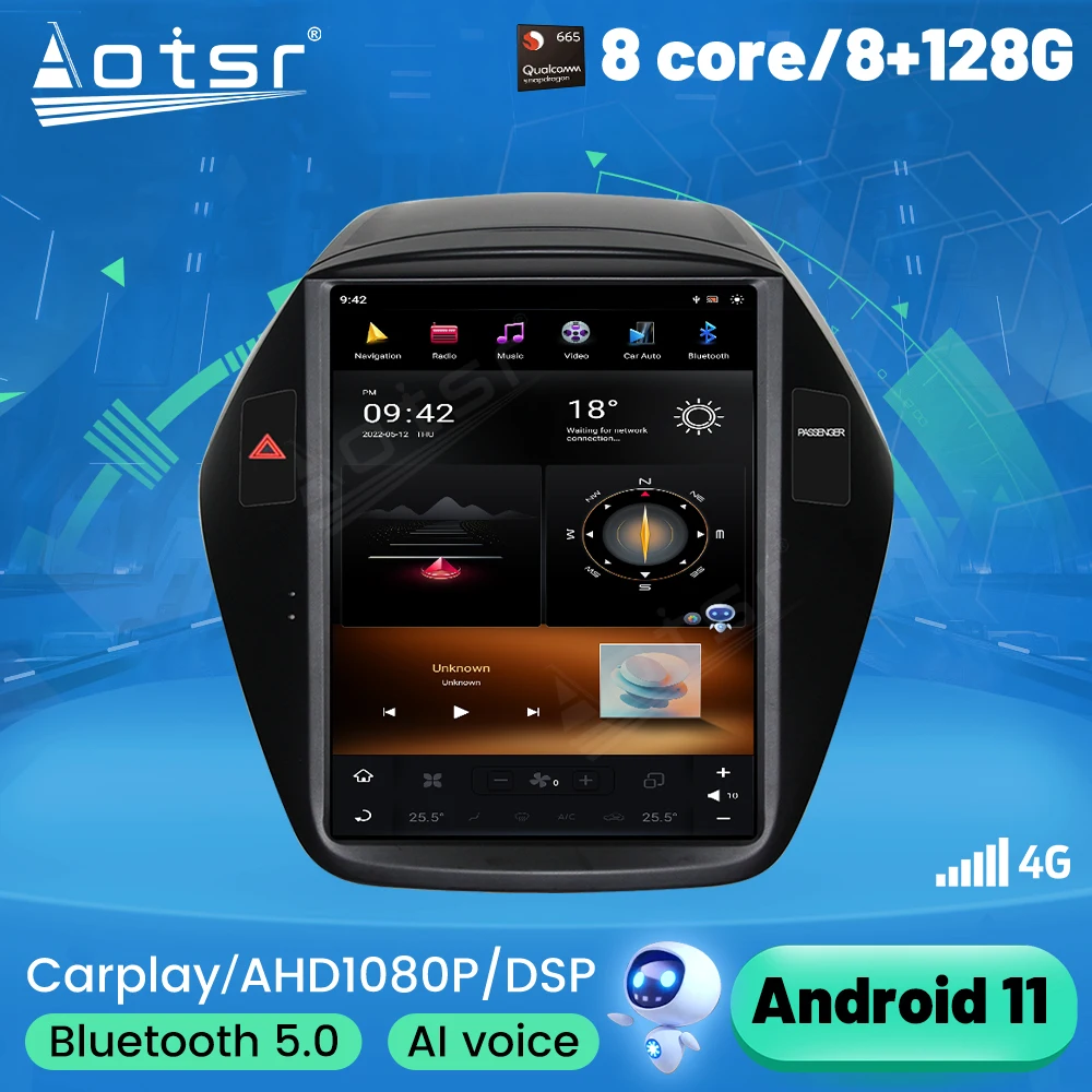 Автомобильный стереоприемник G6 Tesla для Hyundai ix35 2009-2016 Android, мультимедийный плеер, GPS-навигация
Автомобильный стереоприемник G6 Tesla для Hyundai ix35 2009-2016 Android, мультимедийный плеер, GPS-навигация