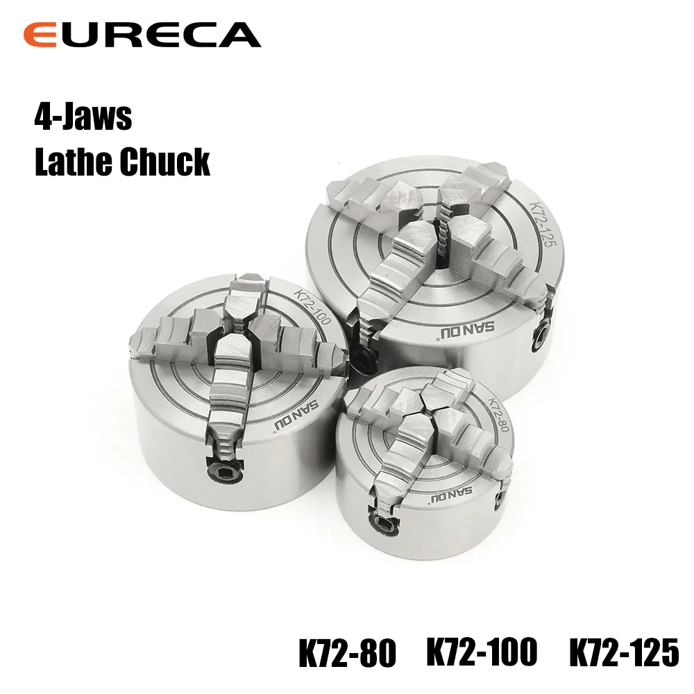 K72-80 K72-100 K72-125 4-Jaws Manual Independent Chuck with Jaws Hardened Steel Lathe Chuck for Woodworking Tool Accessories
K72-80 K72-100 K72-125 4-Jaws Manual Independent Chuck with Jaws Hardened Steel Lathe Chuck for Woodworking Tool Accessories