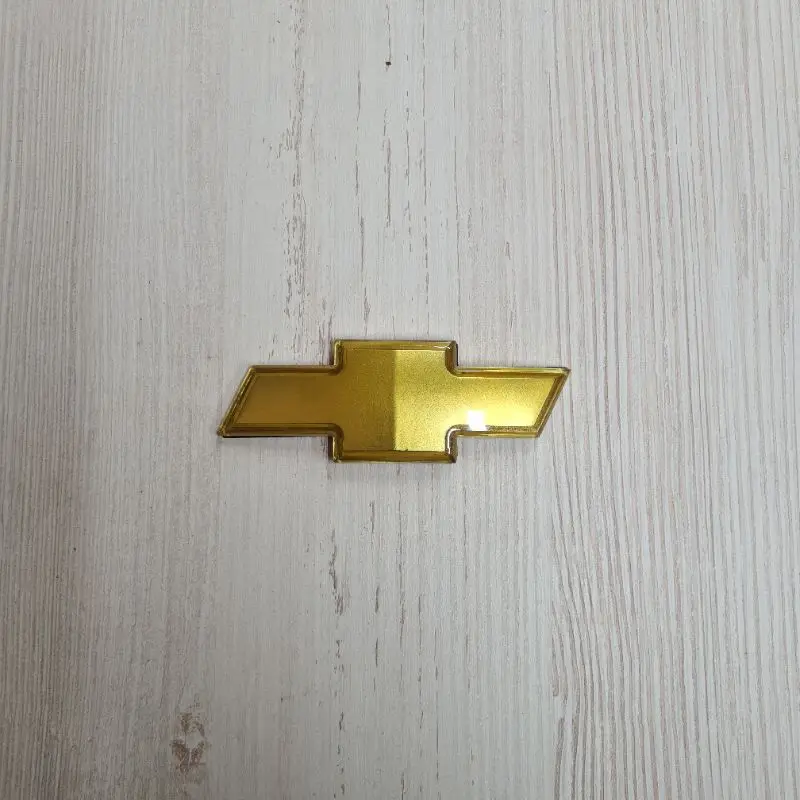 Эмблема Chevrolet Шевроле золото 12х4 1см значок логотип Ланос Лачети - купить по