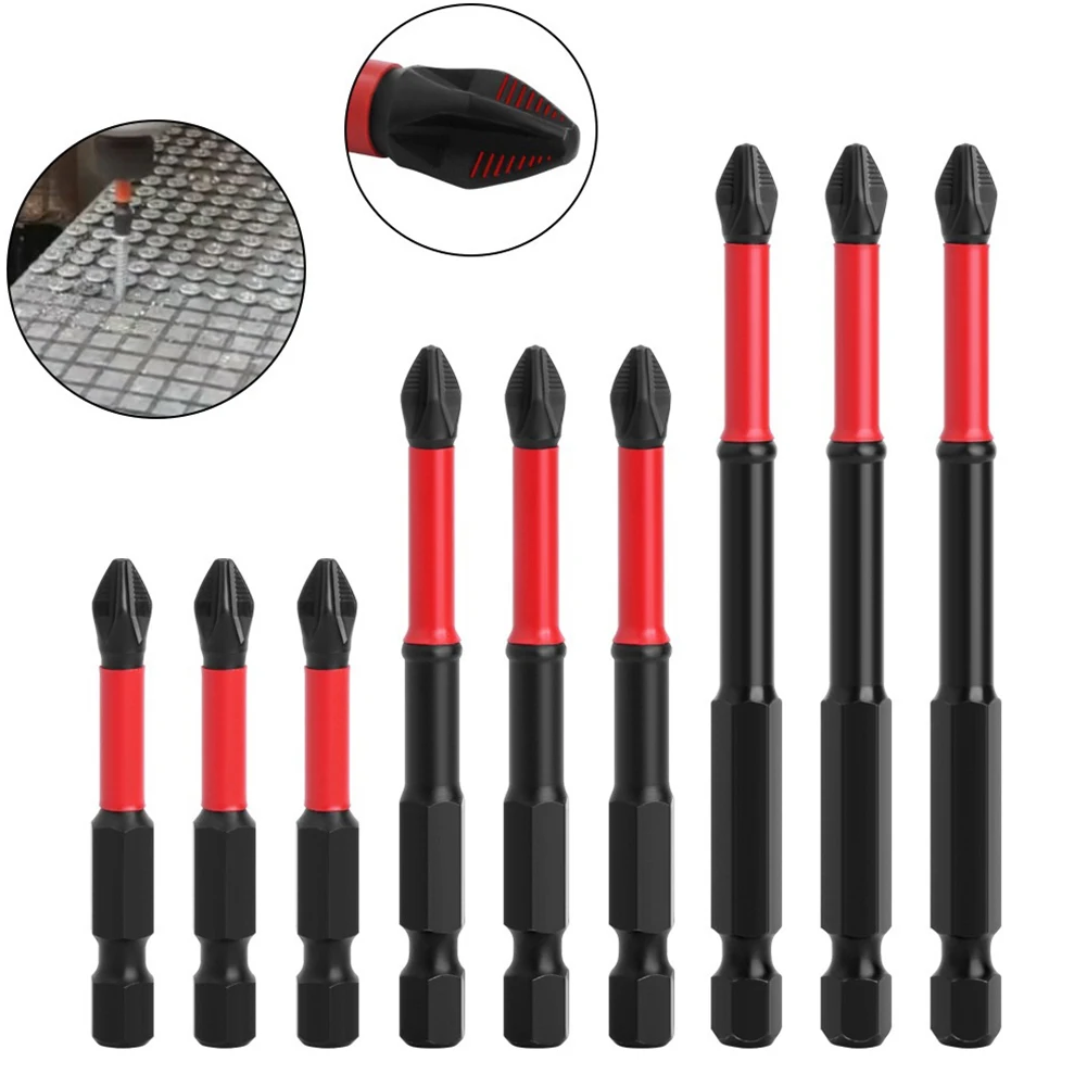 9pcs Magnetic Batch Head Impact Cross Screwdriver 50/70/90mm Anti Non-slip PH2 Hex Shank Screwdriver Set Screw Driver Hand Tools
9pcs Magnetic Batch Head Impact Cross Screwdriver 50/70/90mm Anti Non-slip PH2 Hex Shank Screwdriver Set Screw Driver Hand Tools