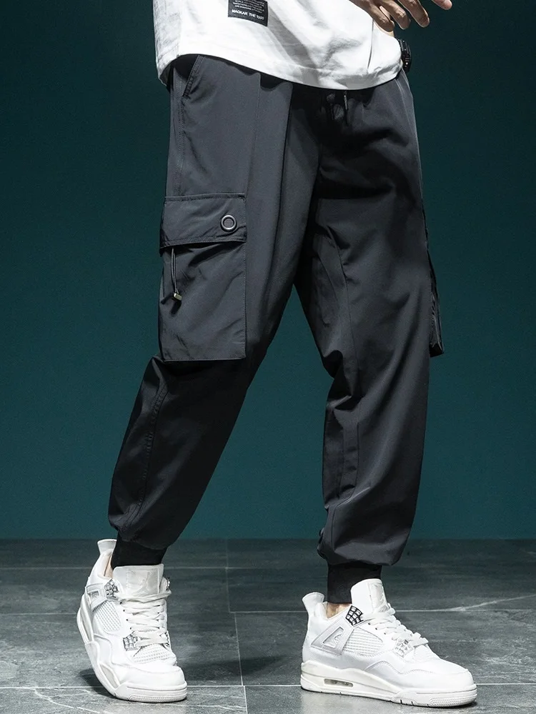 Summer Cargo Pants Men Lightweight Baggy Sport Casual Black Elastic Waist Drawstring Joggers Trousers
Summer Cargo Pants Men Lightweight Baggy Sport Casual Black Elastic Waist Drawstring Joggers Trousers
