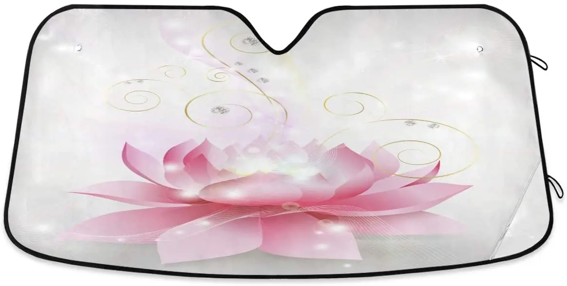 senya Car Windshield Sunshade Pink Lotus Flower Pattern, Blocks Sun Visor Protector Foldable Sun Shield Keep Your Vehicle Cool,
senya Car Windshield Sunshade Pink Lotus Flower Pattern, Blocks Sun Visor Protector Foldable Sun Shield Keep Your Vehicle Cool,