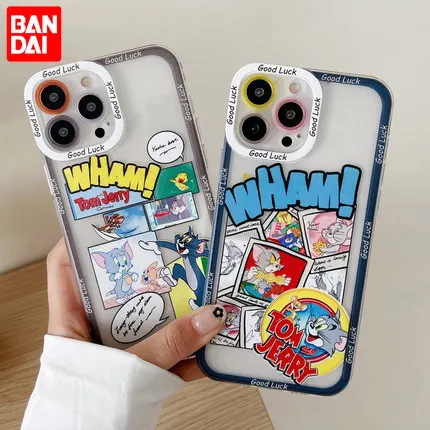 Bandai Funny Tom and Jerry Couple Angel Eyes Clear Silicon Case For iPhone XR Xs Max 8Plus 11 12 13Mini 13 Pro Max Cover
Bandai Funny Tom and Jerry Couple Angel Eyes Clear Silicon Case For iPhone XR Xs Max 8Plus 11 12 13Mini 13 Pro Max Cover