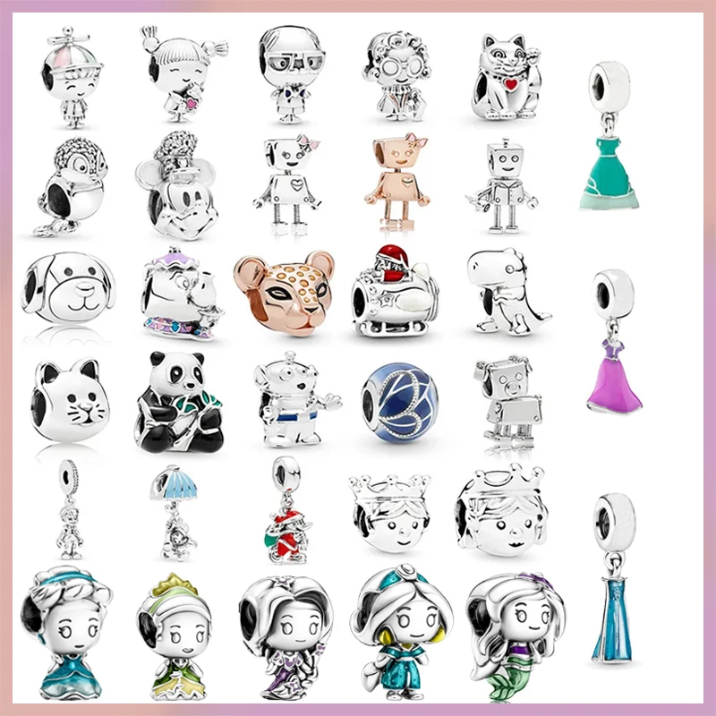 Disney 925 Silver Stitch Alloy Pendant Princess Groot Charm Bead Pendant DIY Individuality Women Bracelet Jewelry Accessories
Disney 925 Silver Stitch Alloy Pendant Princess Groot Charm Bead Pendant DIY Individuality Women Bracelet Jewelry Accessories