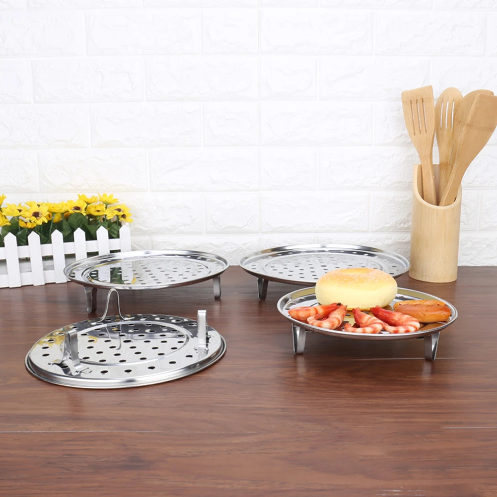 Stainless Steel Steamer Shelf Multi Steamer Racks Steam Plates Cooking Steaming Tray Stand Kitchen Accessory 18/20/22/24/26/30cm
Stainless Steel Steamer Shelf Multi Steamer Racks Steam Plates Cooking Steaming Tray Stand Kitchen Accessory 18/20/22/24/26/30cm