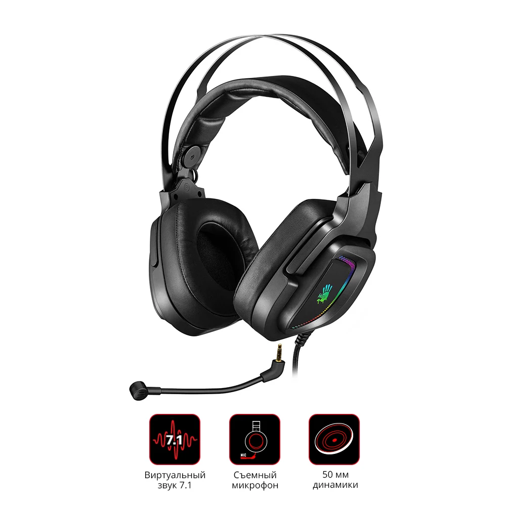 Наушники с микрофоном A4 Bloody G570 2м мониторные USB (G570 USB/ BLACK + GREY)
Наушники с микрофоном A4 Bloody G570 2м мониторные USB (G570 USB/ BLACK + GREY)