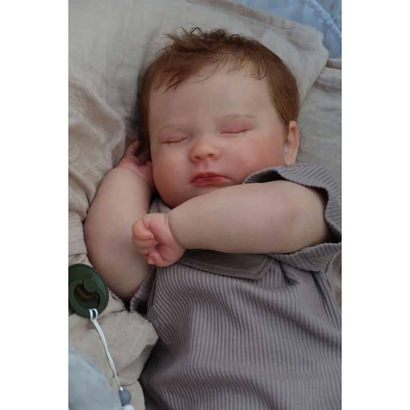 60CM Finished Doll Sleeping Joseph As Picture Reborn Baby Doll Hand Paint Doll with Genesis Paint High Quality 3D Skin Gift
60CM Finished Doll Sleeping Joseph As Picture Reborn Baby Doll Hand Paint Doll with Genesis Paint High Quality 3D Skin Gift