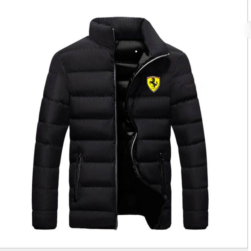 Мужская Куртка Ferrari с принтом осень-зима 2023, пуховик из хлопка, Повседневная модная мужская куртка на молнии с капюшоном
Мужская Куртка Ferrari с принтом осень-зима 2023, пуховик из хлопка, Повседневная модная мужская куртка на молнии с капюшоном