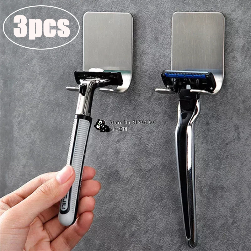 Stainless Steel Razor Holder Shaver Shelf Storage Rack Towel Hooks Phone Key Hair Dryer Holder Bathroom Wall Hanger Holder Hooks
Stainless Steel Razor Holder Shaver Shelf Storage Rack Towel Hooks Phone Key Hair Dryer Holder Bathroom Wall Hanger Holder Hooks