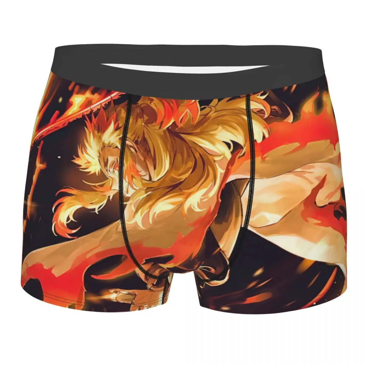 Rengoku Man's Boxer Briefs Demon Slayer Adventure Anime Breathable Funny Underpants High Quality Print Shorts Birthday Gifts
Rengoku Man's Boxer Briefs Demon Slayer Adventure Anime Breathable Funny Underpants High Quality Print Shorts Birthday Gifts