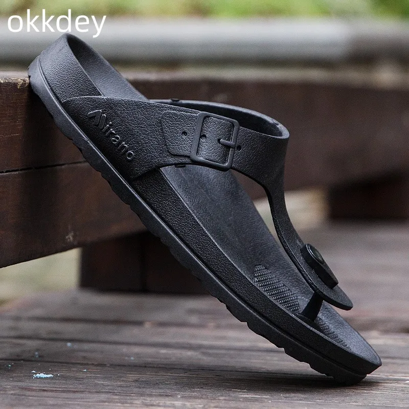 2023 New In Spring Summer Men Flip Flops Breathable Beach Sandals Non-slip Slippers Round Toe Rubber Sole Massage Flats Slippers
2023 New In Spring Summer Men Flip Flops Breathable Beach Sandals Non-slip Slippers Round Toe Rubber Sole Massage Flats Slippers