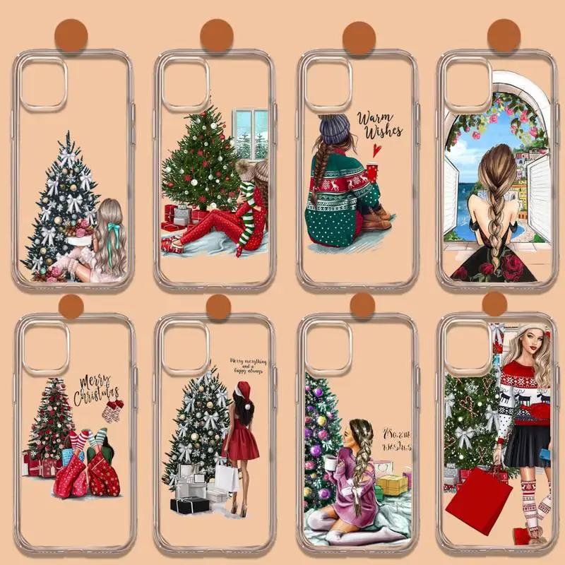Merry Christmas Brown Hair Girl Phone Case Transparent soft For iphone 11 13 12 14 x xs xr pro max mini
Merry Christmas Brown Hair Girl Phone Case Transparent soft For iphone 11 13 12 14 x xs xr pro max mini