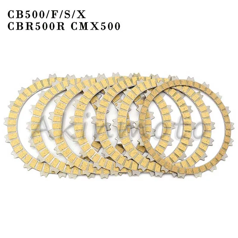 

CB 500X Motorcycle Engine Parts Friction Disc Clutch Plate For Honda CBR500R CMX500 CB500 CB500F CB500S CB500X CBR 500R CMX 500