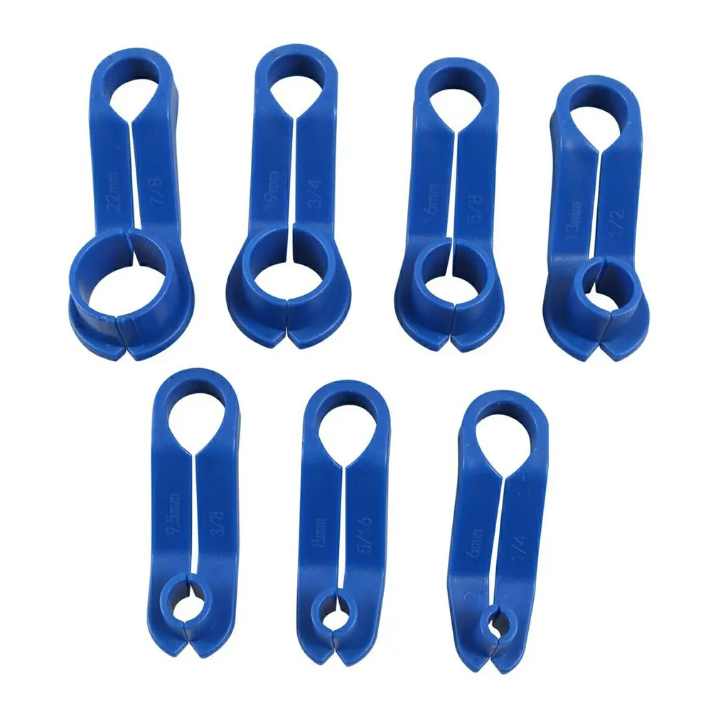 7Pcs 1/4-7/8 Inch A/C Fuel Line Disconnect Tool Set Transmission Oil Cooler Line Quick Disconnect Kit Fuel Line Removal Tool
7Pcs 1/4-7/8 Inch A/C Fuel Line Disconnect Tool Set Transmission Oil Cooler Line Quick Disconnect Kit Fuel Line Removal Tool