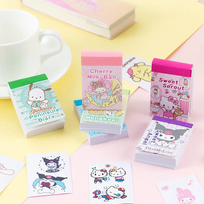 Sanrio Cute Cartoon Stickers Book Kawaii Cinnamoroll HelloKitty Hand Account Girl Children Kuromi Mini Stickers Toy Gift
Sanrio Cute Cartoon Stickers Book Kawaii Cinnamoroll HelloKitty Hand Account Girl Children Kuromi Mini Stickers Toy Gift