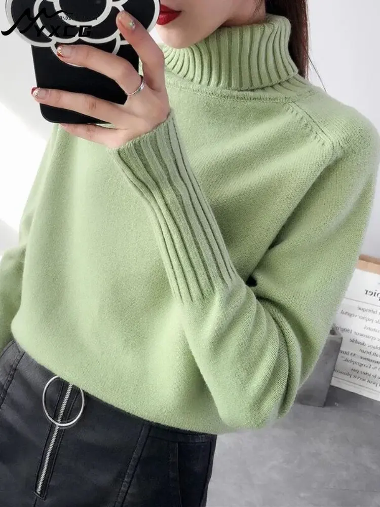 Turtleneck Sweater Women Autumn Winter Cashmere Knitted Warm Sweaters Pullover Damen Female Tricot Jumper Pull Femme Sueter
Turtleneck Sweater Women Autumn Winter Cashmere Knitted Warm Sweaters Pullover Damen Female Tricot Jumper Pull Femme Sueter