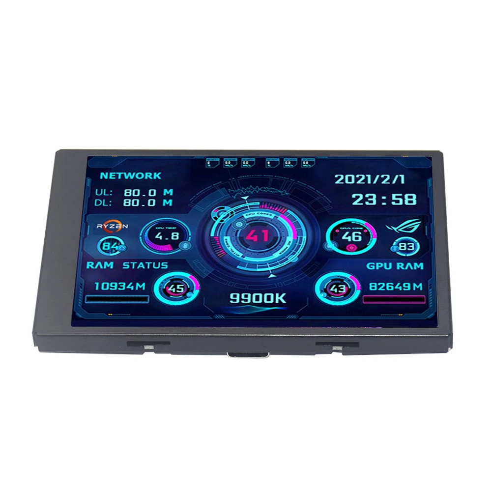 3.5 Inch IPS TYPE-C Secondary Screen Automatic Shutdown Screen USB Computer Display for Mini ITX Case
3.5 Inch IPS TYPE-C Secondary Screen Automatic Shutdown Screen USB Computer Display for Mini ITX Case