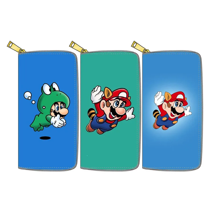 Super Mario PU Material Long Wallet Cartoon Character Three-Layer Zipper Portable Coin Purse Simple Multifunctional Card Holder
Super Mario PU Material Long Wallet Cartoon Character Three-Layer Zipper Portable Coin Purse Simple Multifunctional Card Holder