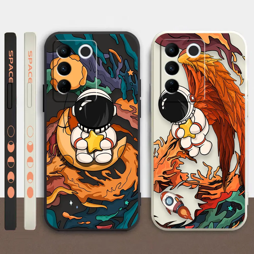 Case For VIVO S5 S6 S7 S9 S10 S15 S16 S16E T1 V15 V20 V23 PRO 5G Simple Liquid Silicone Case Space Star Astronaut
Case For VIVO S5 S6 S7 S9 S10 S15 S16 S16E T1 V15 V20 V23 PRO 5G Simple Liquid Silicone Case Space Star Astronaut