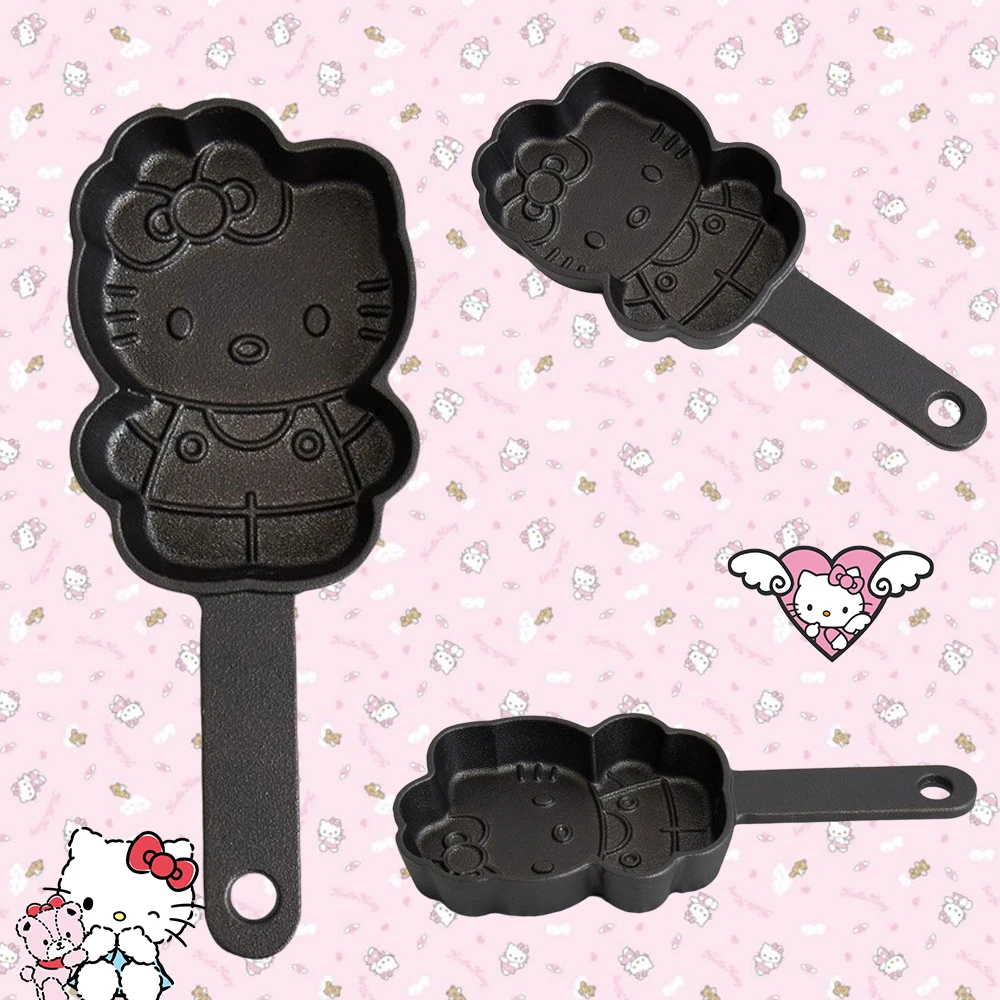 Hello Kitty Frying Pan Mini Kawaii Cartoon Pattern Fried Eggs Cast Iron Muffin Breakfast Cooking Anime Sanriod Lovely Girls Gift
Hello Kitty Frying Pan Mini Kawaii Cartoon Pattern Fried Eggs Cast Iron Muffin Breakfast Cooking Anime Sanriod Lovely Girls Gift