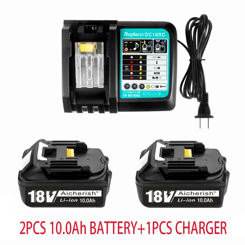Makita 18V Battery BL1850 Rechargeable Batteries 18 V 10000mAh 10Ah Lithium Ion Li-Ion For 8Ah BL1840 BL1860B BL1830 BL1860
Makita 18V Battery BL1850 Rechargeable Batteries 18 V 10000mAh 10Ah Lithium Ion Li-Ion For 8Ah BL1840 BL1860B BL1830 BL1860