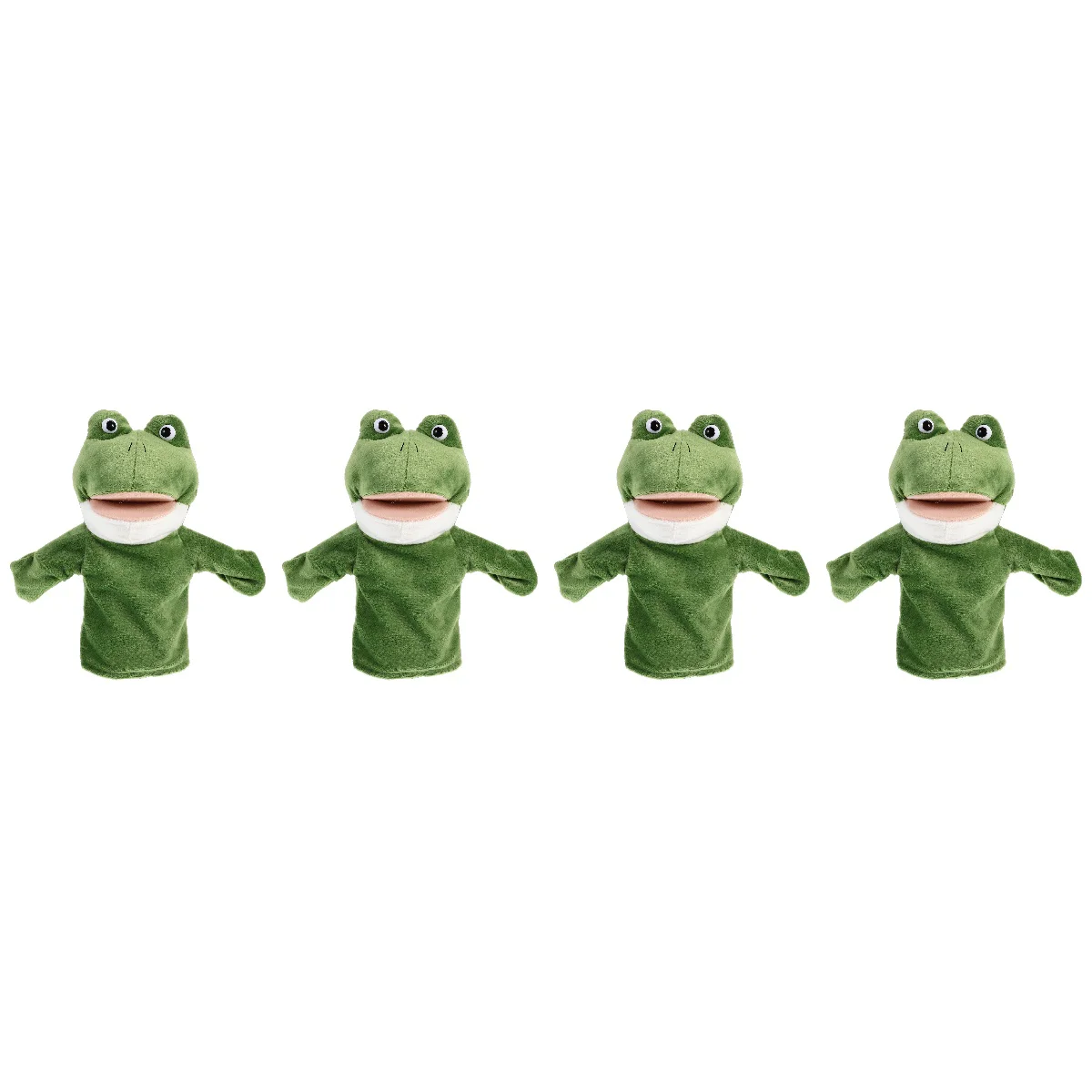 4 PCS Hand Puppet Early Education Toy Animals Cosplay Gloves Plush Kids Cartoon Puppets Children Toys Storytelling Baby Frog
4 PCS Hand Puppet Early Education Toy Animals Cosplay Gloves Plush Kids Cartoon Puppets Children Toys Storytelling Baby Frog