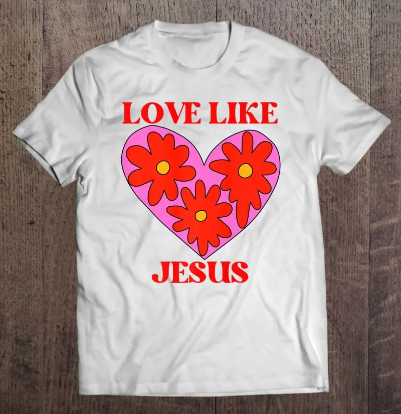Футболка премиум-класса с графическим принтом христианская любовь, как Иисус, стиль ретро, христианство, Мужская футболка для пар, футболка,...
Футболка премиум-класса с графическим принтом христианская любовь, как Иисус, стиль ретро, христианство, Мужская футболка для пар, футболка,...