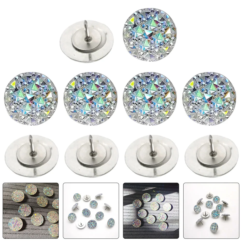 10 Pcs Convenient Thumbtacks Compact Pushpins Work Desk Decor Small Office Replaceable Delicate Map Supplies
10 Pcs Convenient Thumbtacks Compact Pushpins Work Desk Decor Small Office Replaceable Delicate Map Supplies