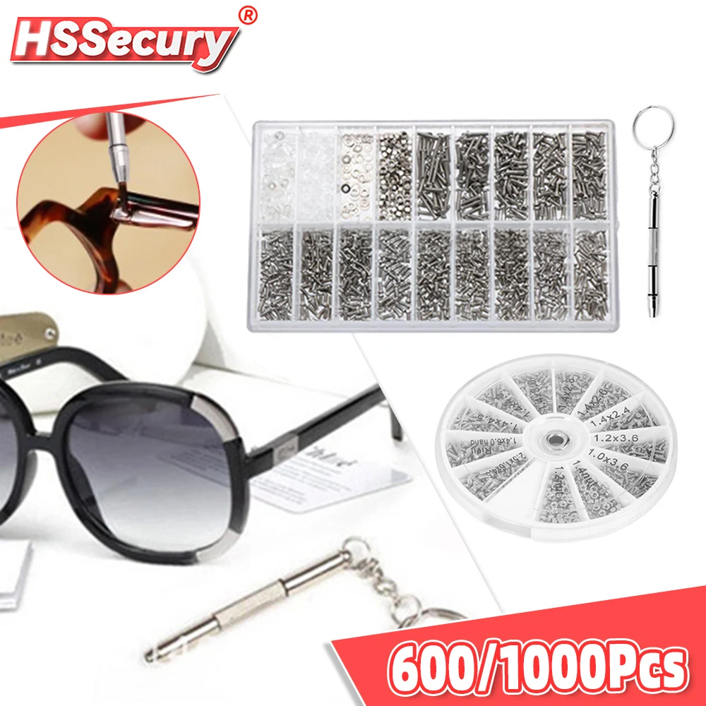 600/1000Pcs Mini Screw Nut Assortment Kit 12/18Type Small Screw Electronic Nut Screw with Screwdriver for Household Repair Tools
600/1000Pcs Mini Screw Nut Assortment Kit 12/18Type Small Screw Electronic Nut Screw with Screwdriver for Household Repair Tools