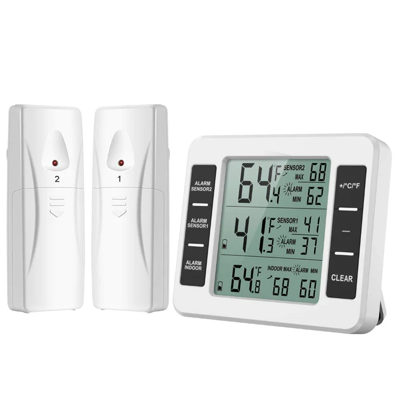 Battery Home Refrigerator Indoor Sensor Outdoor Thermometer Powered Thermometer Wireless Refrigerator Alarm Clock Digital
Battery Home Refrigerator Indoor Sensor Outdoor Thermometer Powered Thermometer Wireless Refrigerator Alarm Clock Digital