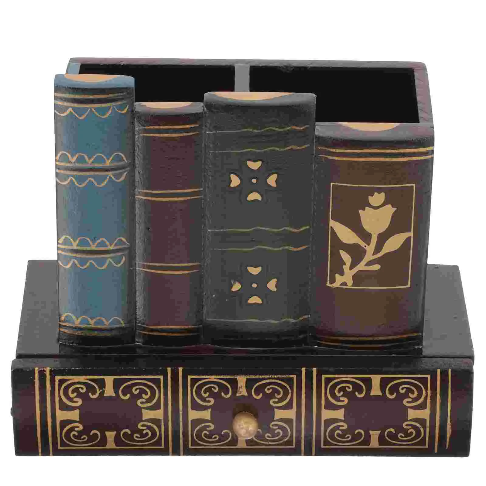 Новинка, ретро Органайзер в форме книги для макияжа, коробка для хранения канцелярских принадлежностей
Новинка, ретро Органайзер в форме книги для макияжа, коробка для хранения канцелярских принадлежностей